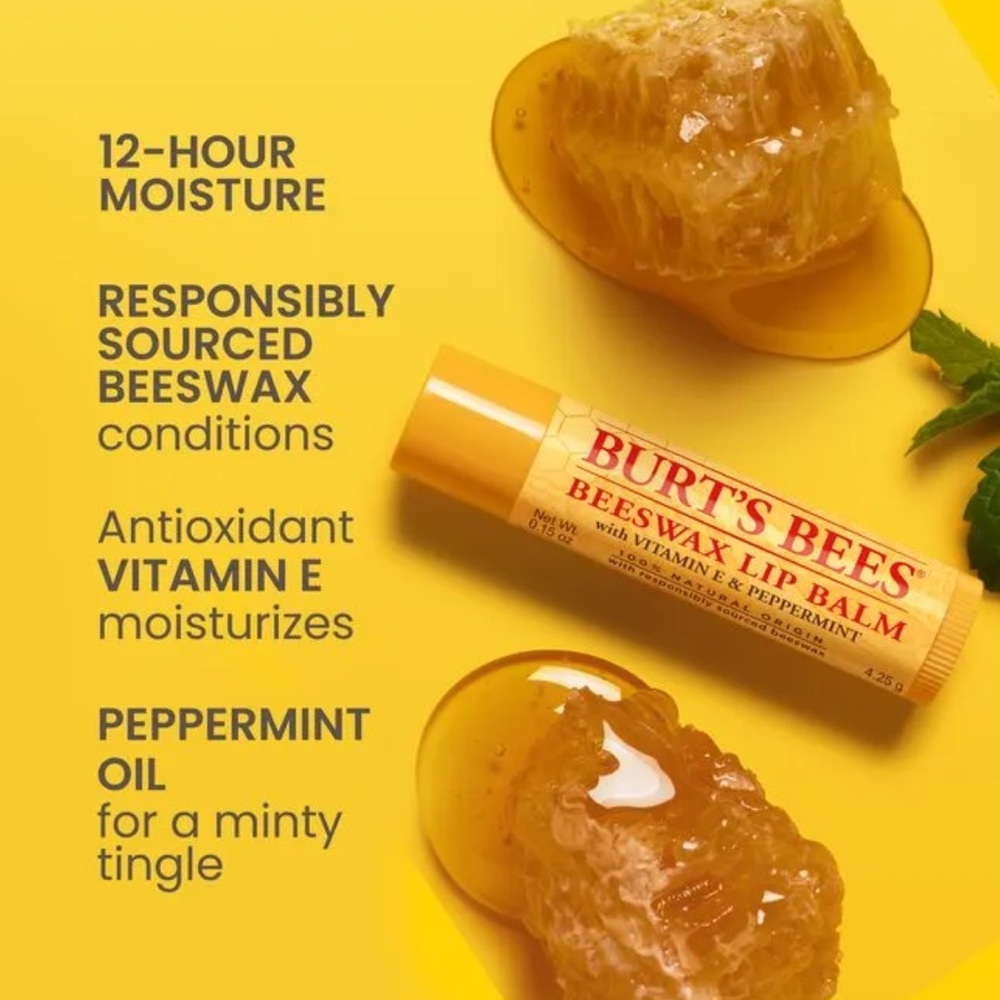 Burt’s Bees Lip Balms - Assorted 4 Pack Set - Picture 3 of 16
